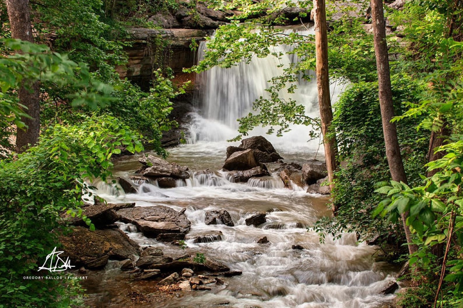 Bella Vista Arkansas Lake Ann Waterfall Northwest Arkansas Etsy