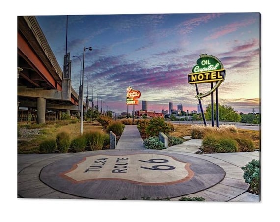 アート・デザイン・音楽 Route 66 & U.S. Highway Route 66, Cyrus Avery Centennial Plaza, Neon Sign Park