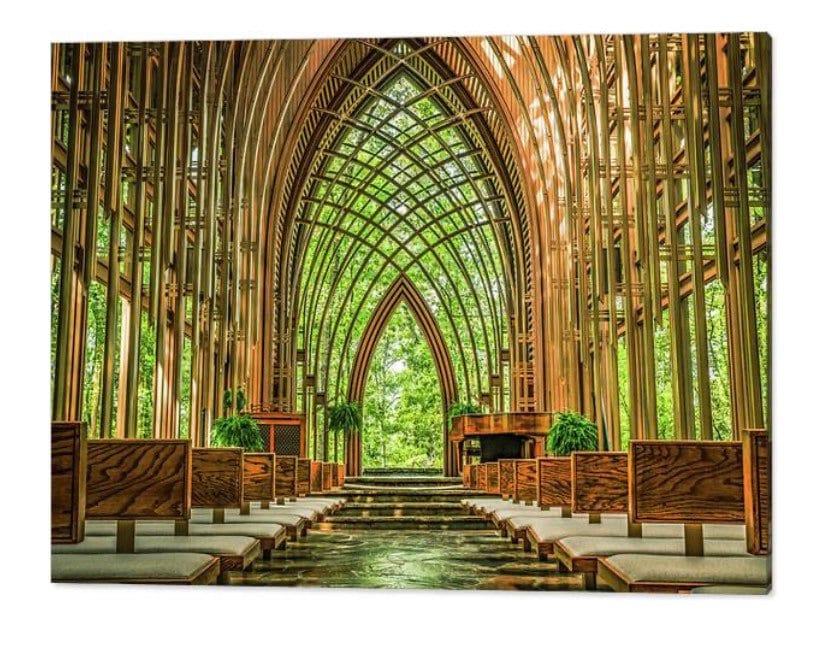 Mildred B. Cooper Chapel Print: Ozark Mountain Architecture - Etsy