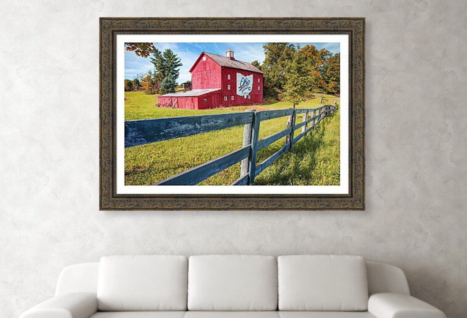 Ohio Bicentennial Barn Columbus Ohio Rural Wall Decor - Etsy