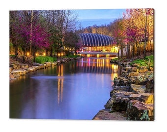 Crystal Bridges Print, Arkansas Art Museum, Spring Wall Art, Arkansas Wall Art, Bentonville Arkansas Print, Northwest Arkansas Wall Decor