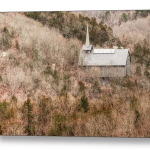 Thorncrown Worship Center Print, Ozark Mountain Landscape, Eureka Springs, Northwest Arkansas, Barren Landscape, Arkansas Print