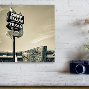 Dallas Deep Ellum Print Dallas Neon Sign Art Deep Ellum - Etsy