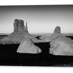Monument Valley Print: Black and White Landscape Photography