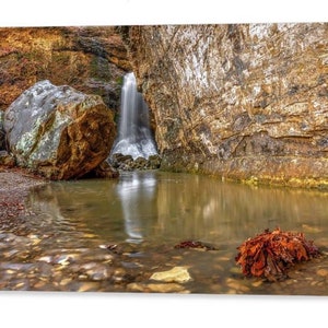 Eden Falls, Lost Valley Trail, Arkansas Ozark Mountains, Nature Photography, Landscape Decor, Buffalo National River, Ponca, Waterfalls