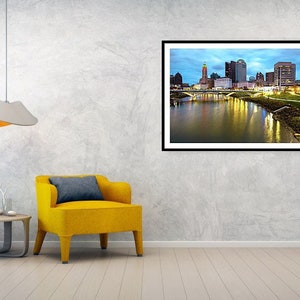 Columbus Ohio Skyline, Downtown Columbus, Ohio Photography, Scioto River, Cityscape, Urban, Gregory Ballos Fine Art image 3