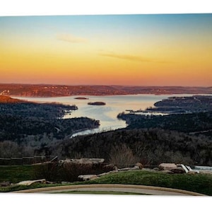 Table Rock Lake Sunrise, Branson Missouri, Top of The Rock, Ozark Mountains, Nature Print, Ridgedale, Morning, Dawn, Beautiful Art, Ozarks