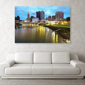 Columbus Ohio Skyline, Downtown Columbus, Ohio Photography, Scioto River, Cityscape, Urban, Gregory Ballos Fine Art image 2