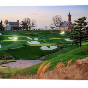 Top of the Rock, Golf Course, Branson Missouri, Sunset Print, Colorful, Ridgedale, Sunset, Greens, Chapel Of The Ozarks