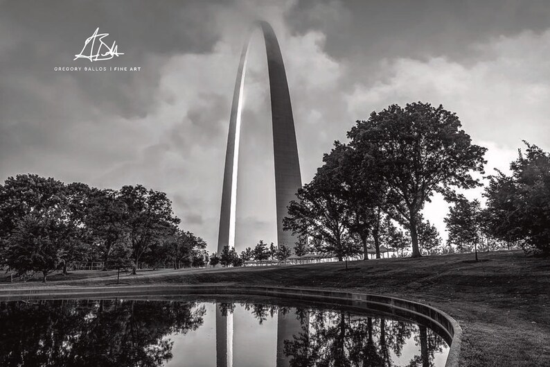 Saint Louis Arch Print Saint Louis Wall Art St Louis Etsy