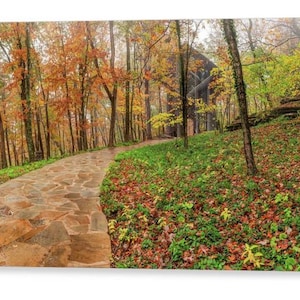 Thorncrown Chapel, Ozark Mountains, Eureka Springs, Northwest Arkansas, Autumn Landscape, Arkansas Decor, Wedding Venue