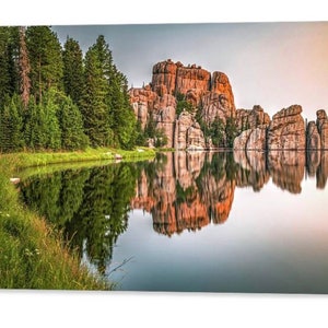 Sylvan Lake Reflections Print: Black Hills Landscape Photography