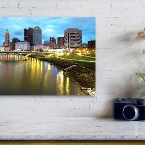 Columbus Ohio Skyline, Downtown Columbus, Ohio Photography, Scioto River, Cityscape, Urban, Gregory Ballos Fine Art image 4