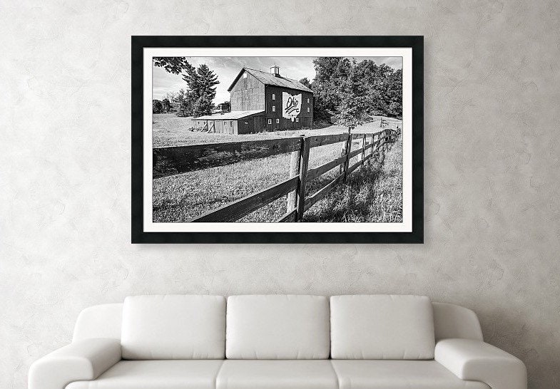 Columbus Ohio Bicentennial Barn Delaware County Art Print - Etsy