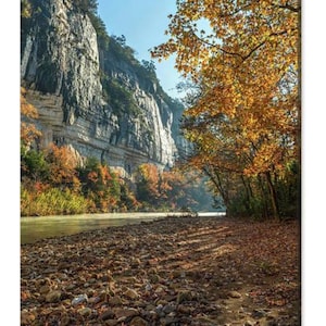 Roark Bluff, Buffalo National River, Steel Creek, Autumn Landscape, Nature Prints, Arkansas Mountains, Ozark Mountains, Large Prints