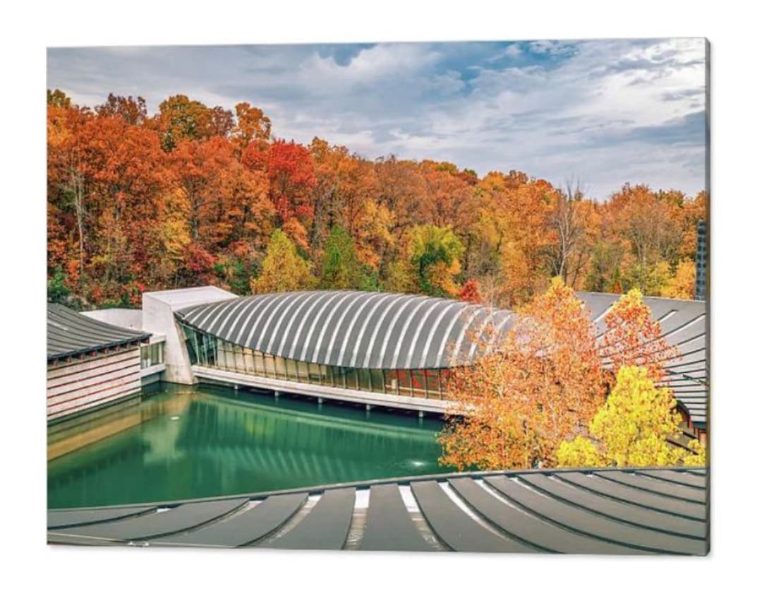 Crystal Bridges, Autumn Ozarks Landscape, Art Museum, Bentonville Arkansas, Northwest Arkansas