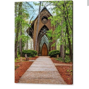 Mildred B Cooper Chapel, Northwest Arkansas, Wedding Venue, Bella Vista, Gothic Architecture, Ozark Mountains, Colorful