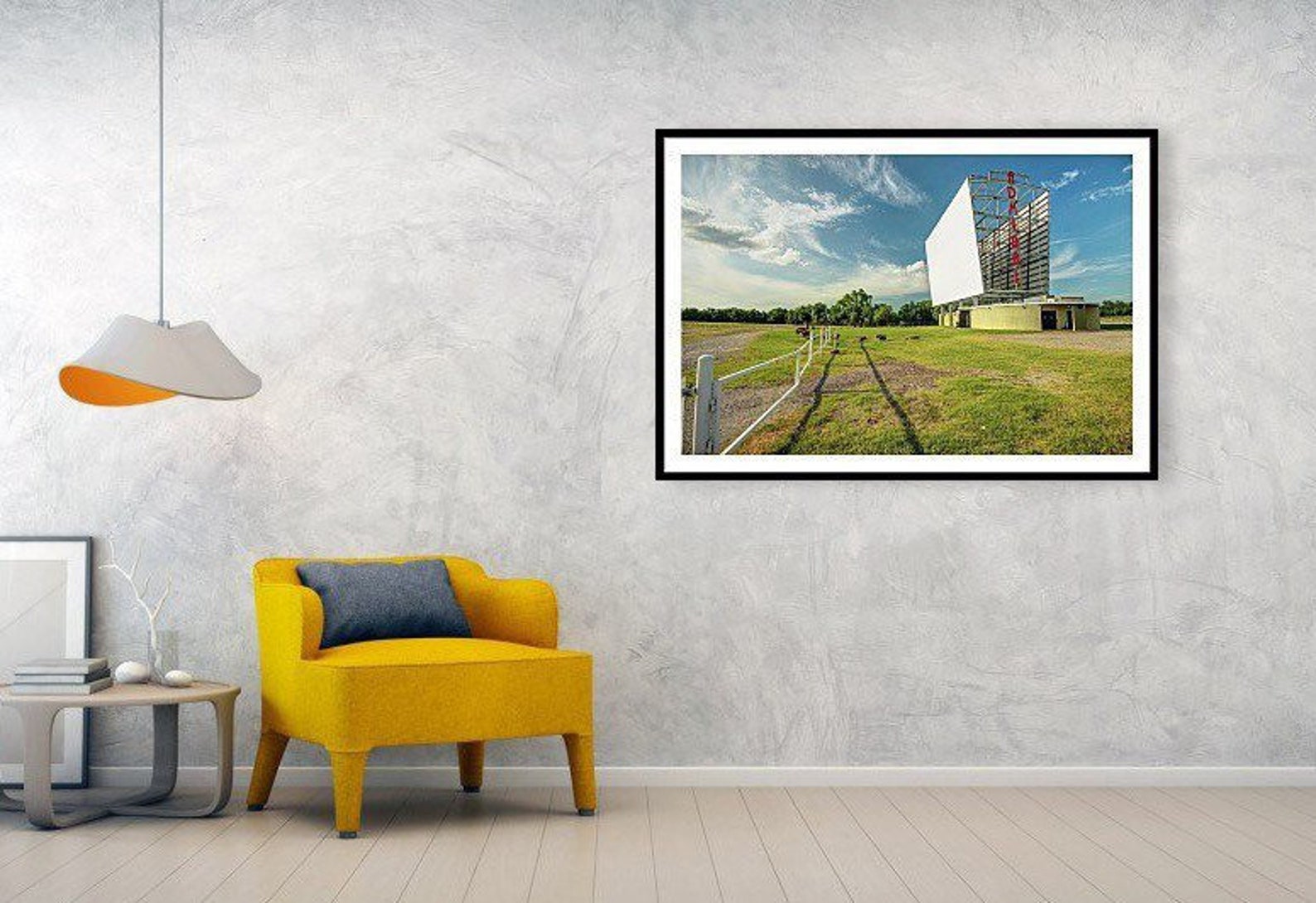 Tulsa Admiral Twin Drivein Tulsa Oklahoma Landmark Wall Art Etsy