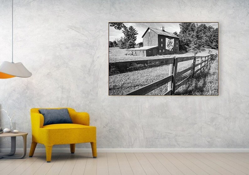 Columbus Ohio Bicentennial Barn Delaware County Art Print ...