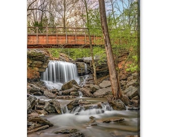 Lake Ann Waterfall Print: Bella Vista Arkansas Landscape Photography