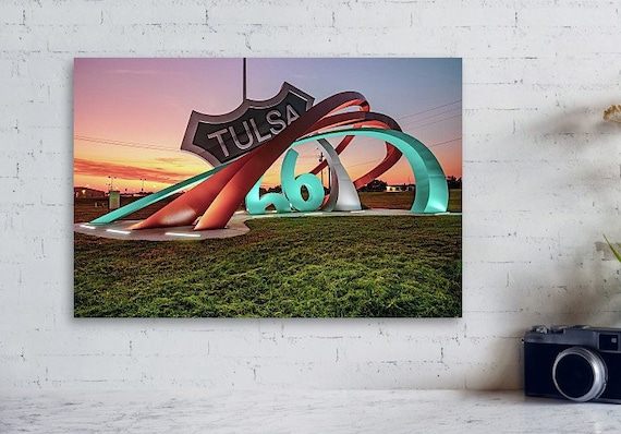 アート・デザイン・音楽 Route 66 & U.S. Highway Tulsa Oklahoma, Route 66, Western Gateway Arch, Broken Arrow