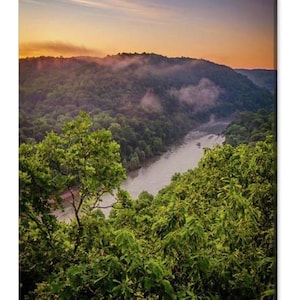 Buffalo National River Sunrise Print: Ozark Mountain Landscape