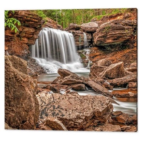 Bella Vista, Lake Ann Falls, Pinion Creek Falls, Northwest Arkansas, Waterfall Photography, Nature Prints, Ozark Mountains