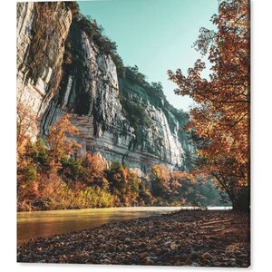 Roark Bluff Autumn Landscape Photography: Buffalo River, Arkansas