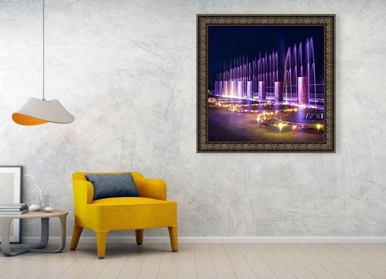 Branson Fountains Art Branson Landing Print Branson - Etsy