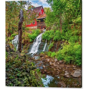 Clifton Mill Waterfall Print: Ohio Historic Landscape Fine Art