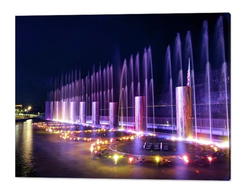 Branson Landing Fountain Downtown Branson Missouri Branson Etsy