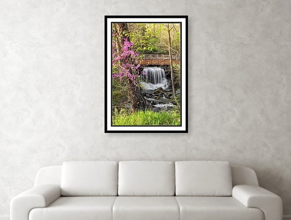 Lake Ann Waterfall Print: Bella Vista Arkansas Ozark Landscape - Etsy