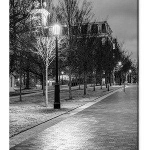 Old Main Arkansas Print: Black and White Campus Architecture