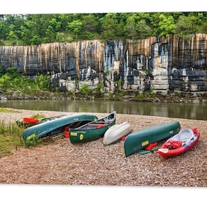 Buffalo River Print: Painted Bluff, Ozark Mountain Landscape