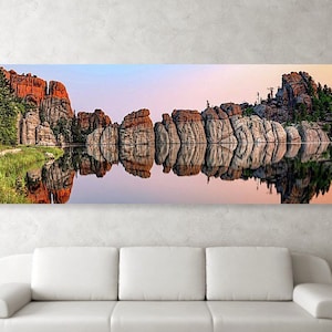 Sylvan Lake Panoramic Print: Black Hills, South Dakota Wall Art