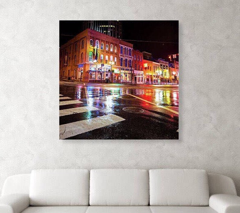 Nashville Tennessee Wall Art Nashville Cityscape Skyline Etsy