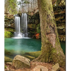 Waterfall Dreams, Devils Canyon Arkansas, Nature Trail, Boston Mountains, Ozark Mountains, Blue Turquoise Waters, Junior Falls, Rustic