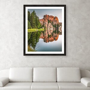 Sylvan Lake, South Dakota Print: Black Hills Reflection, Custer State Park