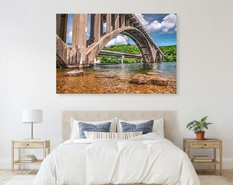 Lake Taneycomo Branson Bridge Photo: Missouri Architecture Print