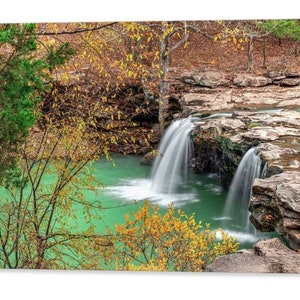 Arkansas Waterfall Photo: Ozark National Forest Autumn Landscape