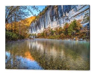 Roark Bluff Autumn Print: Buffalo National River, Arkansas
