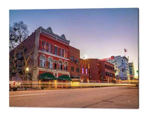 Fort Smith Arkansas Skyline Print: Garrison Avenue Sunset ...