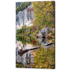 Roark Bluff, Buffalo National River Prints, Steel Creek, Autumn Landscape, Arkansas Ozark Mountains, Fall Wall Decor, Rustic, Lodge, Nature