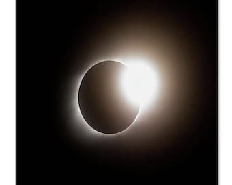 Total Solar Eclipse Print: Astrophotography Wall Art