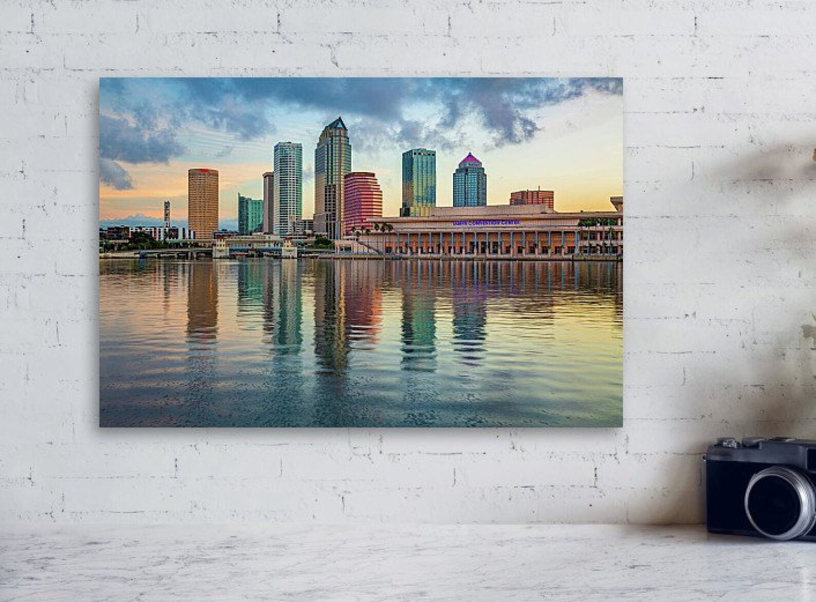 Tampa Bay Skyline Art Florida Wall Art Tampa Bay Florida Etsy