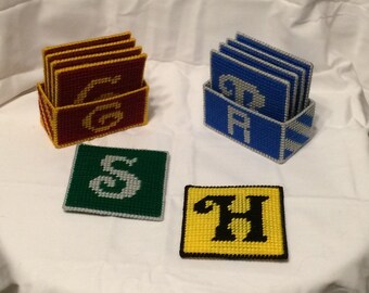 Wizard House Plastic Coaster Set