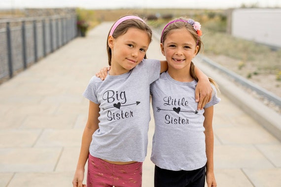 Big Sister Little Sister Tees/ Big Sis Little Sis/Sisters/ - Etsy.de
