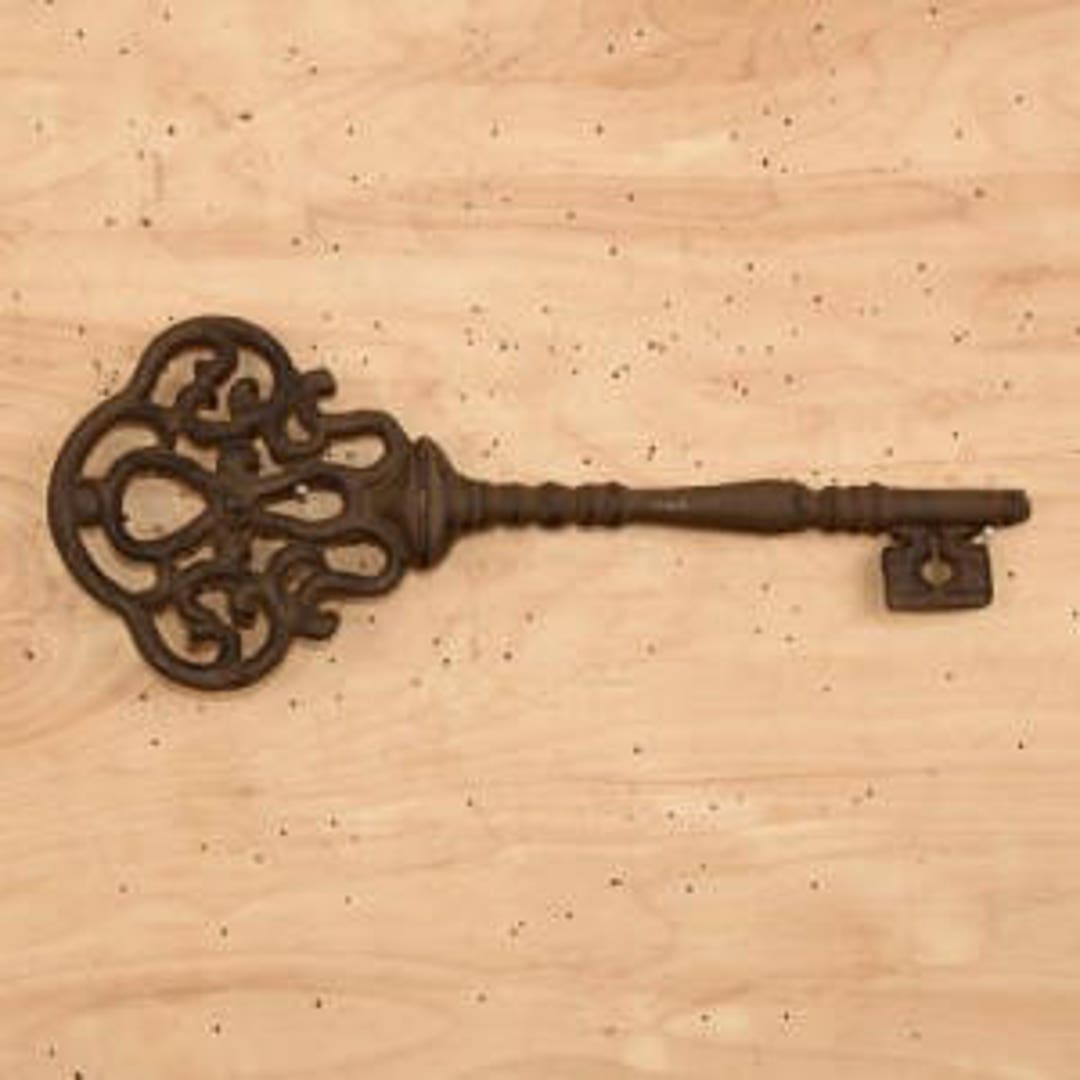 Key Decor Cast Iron Key Key Wall Hanging Rustic Key Etsy