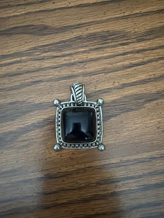 Premier Designs Large Black Statement Pendant Nec… - image 4