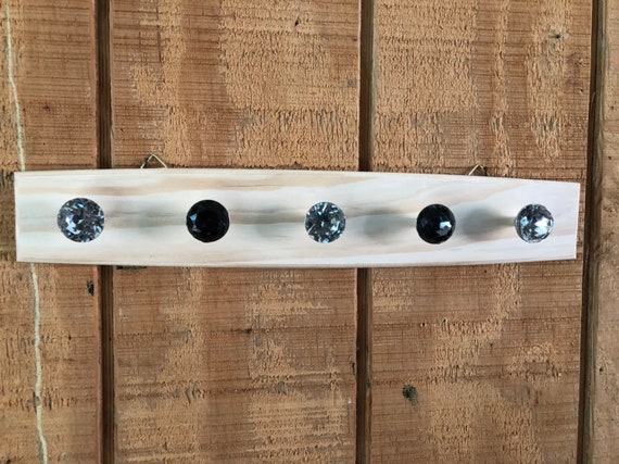 Wood Knob Rack Wood Hooks Hanging Knobs Jewelry Etsy